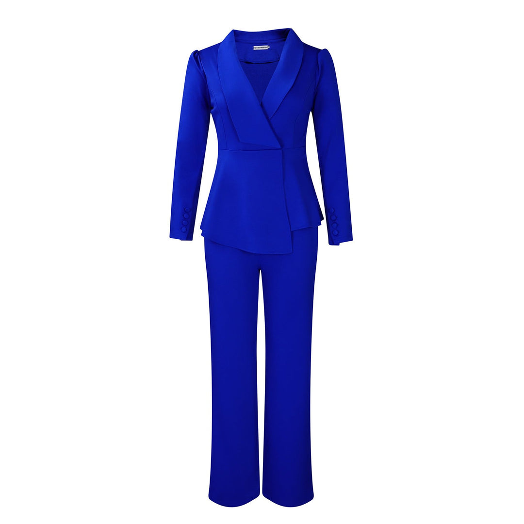 Women's Elegant Blazer and Pants Set-The Yellow Prime