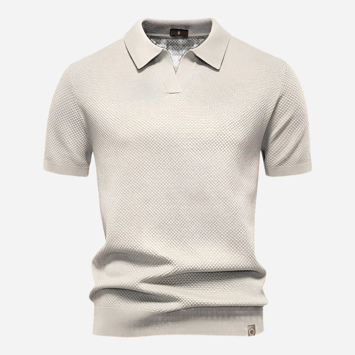 Marcus | Men's Short Sleeve Casual Knit Shirt