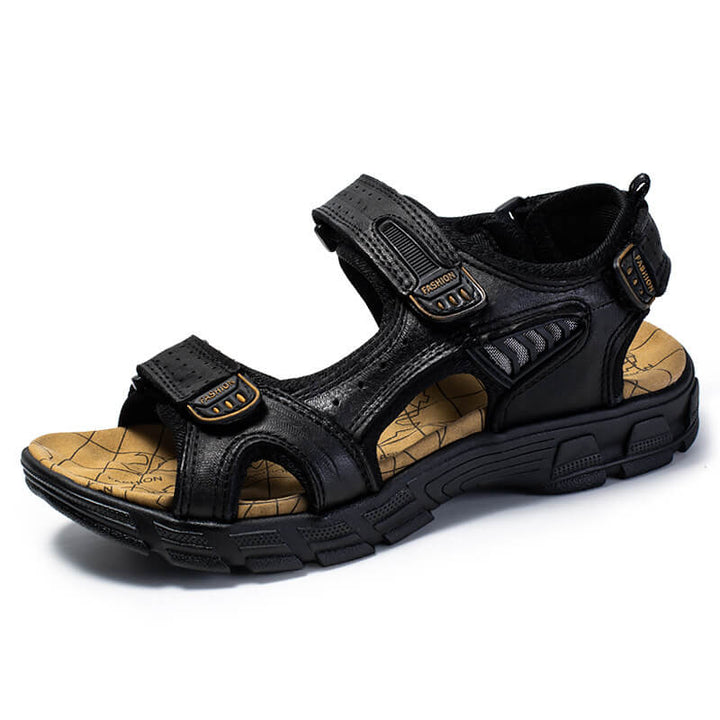 Men's Sturdy Sandals with Extra Thick Footbed for Comfort-The Yellow Prime