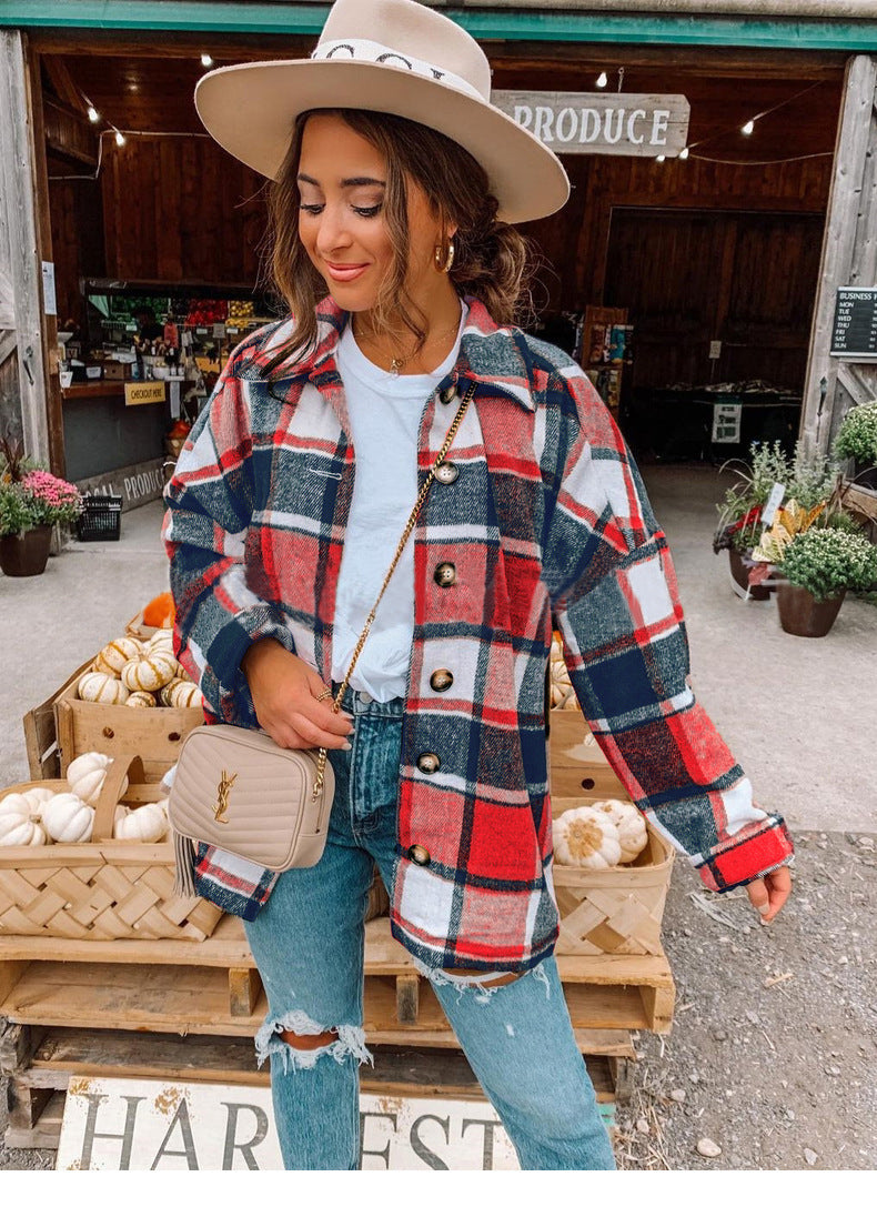 Women's Checkered Flannel Shirt for Cozy Casual Wear-The Yellow Prime