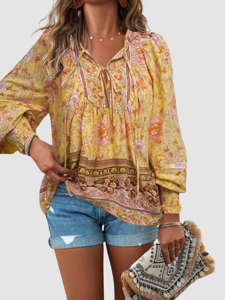 Audry | Women's Elegant Blouse-The Yellow Prime
