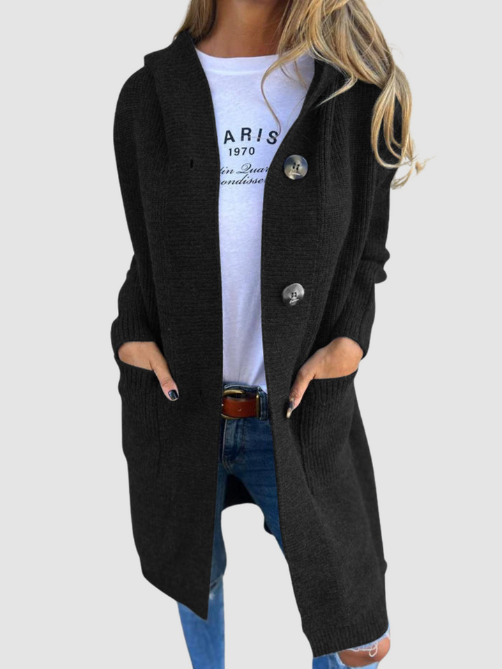 Lois | Women's Cozy Knitted Cardigan-The Yellow Prime