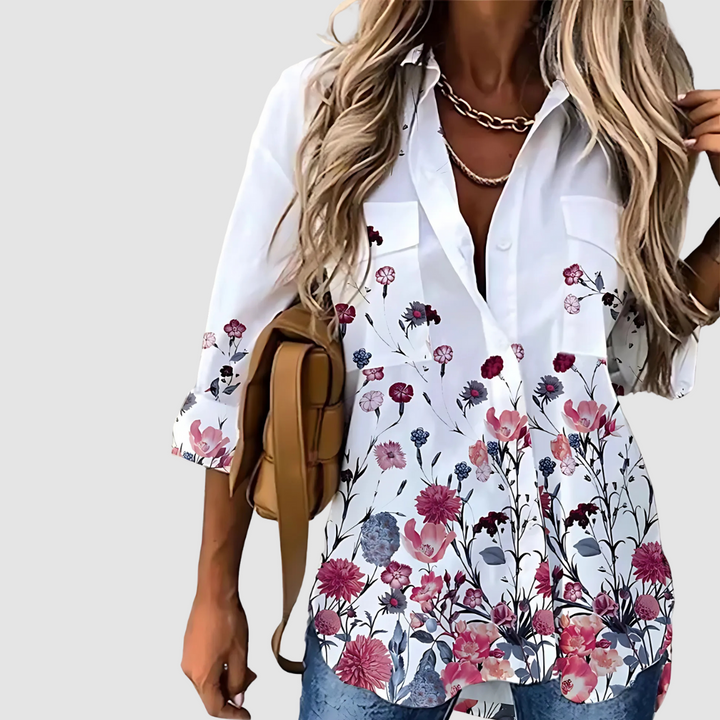 Amy | Women's Chic Breathable Blouse-The Yellow Prime