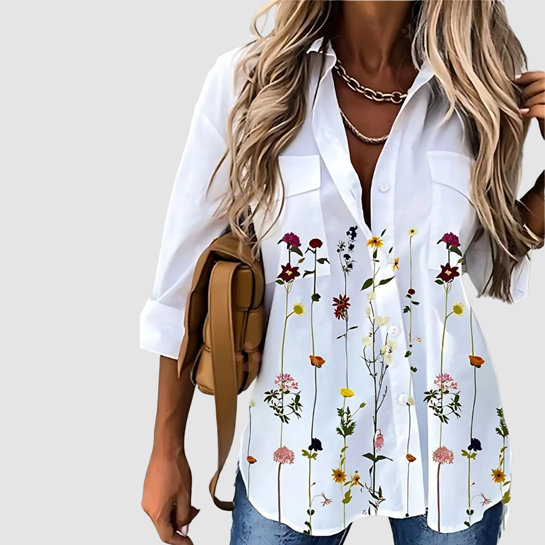 Amy | Women's Chic Breathable Blouse-The Yellow Prime