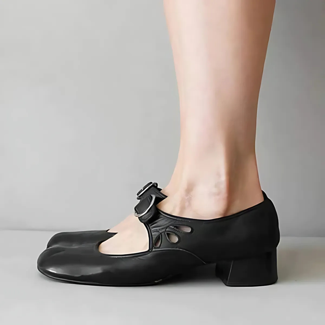 Joselyn | Women's Elegant Leather Sandals-The Yellow Prime