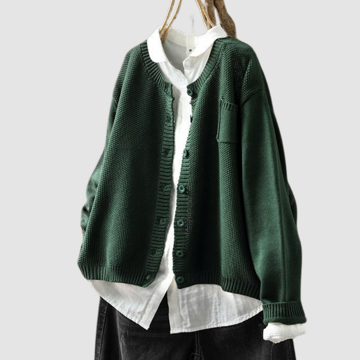 Berlinda | Women's Cozy Knit Cardigan-The Yellow Prime