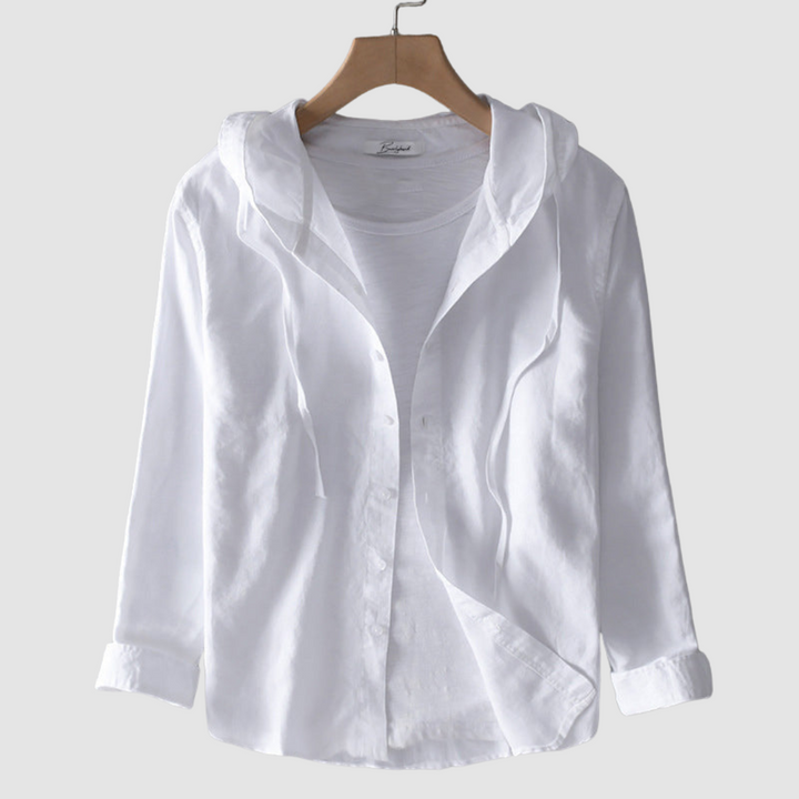 Emelie | Women's Breathable Hooded Blouse-The Yellow Prime