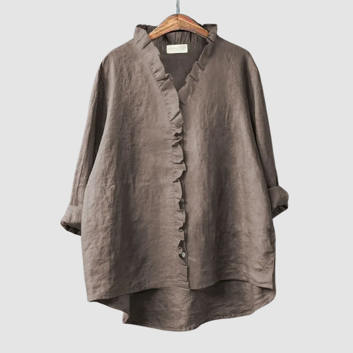 Amélie | Women's Timeless Breathable Blouse-The Yellow Prime