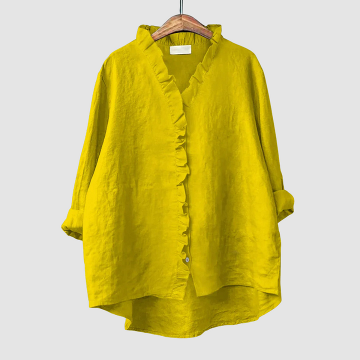 Amélie | Women's Timeless Breathable Blouse-The Yellow Prime