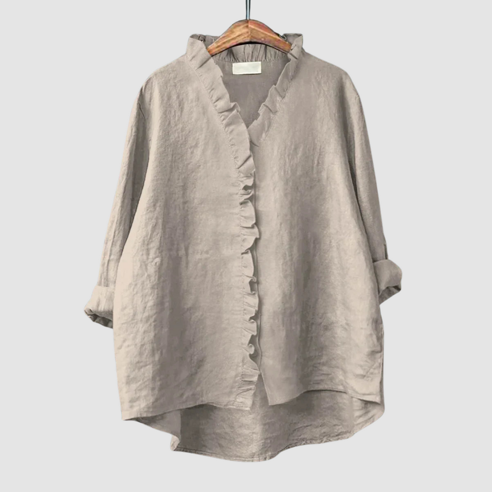 Amélie | Women's Timeless Breathable Blouse-The Yellow Prime