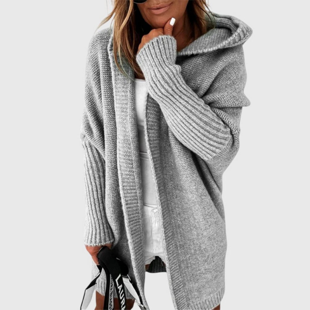 Charlotte | Women's Cozy Hooded Cardigan-The Yellow Prime