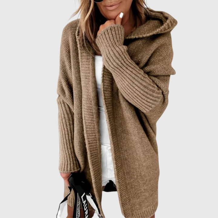 Charlotte | Women's Cozy Hooded Cardigan-The Yellow Prime