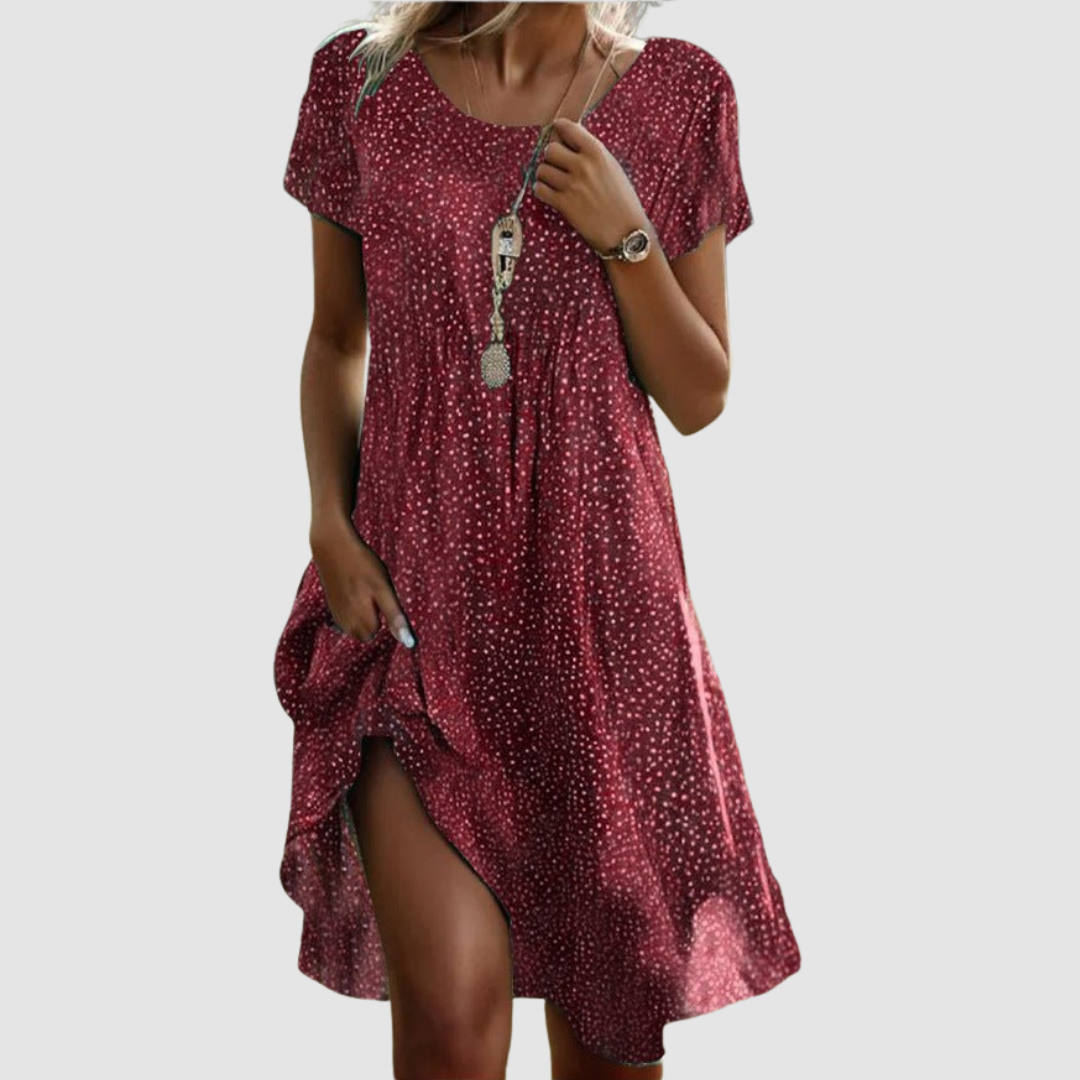 Elena | Women's Floral Summer Dress-The Yellow Prime