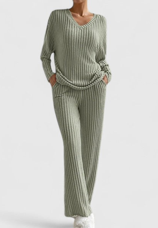 Angeline | Women's Comfortable Loungewear Set-The Yellow Prime