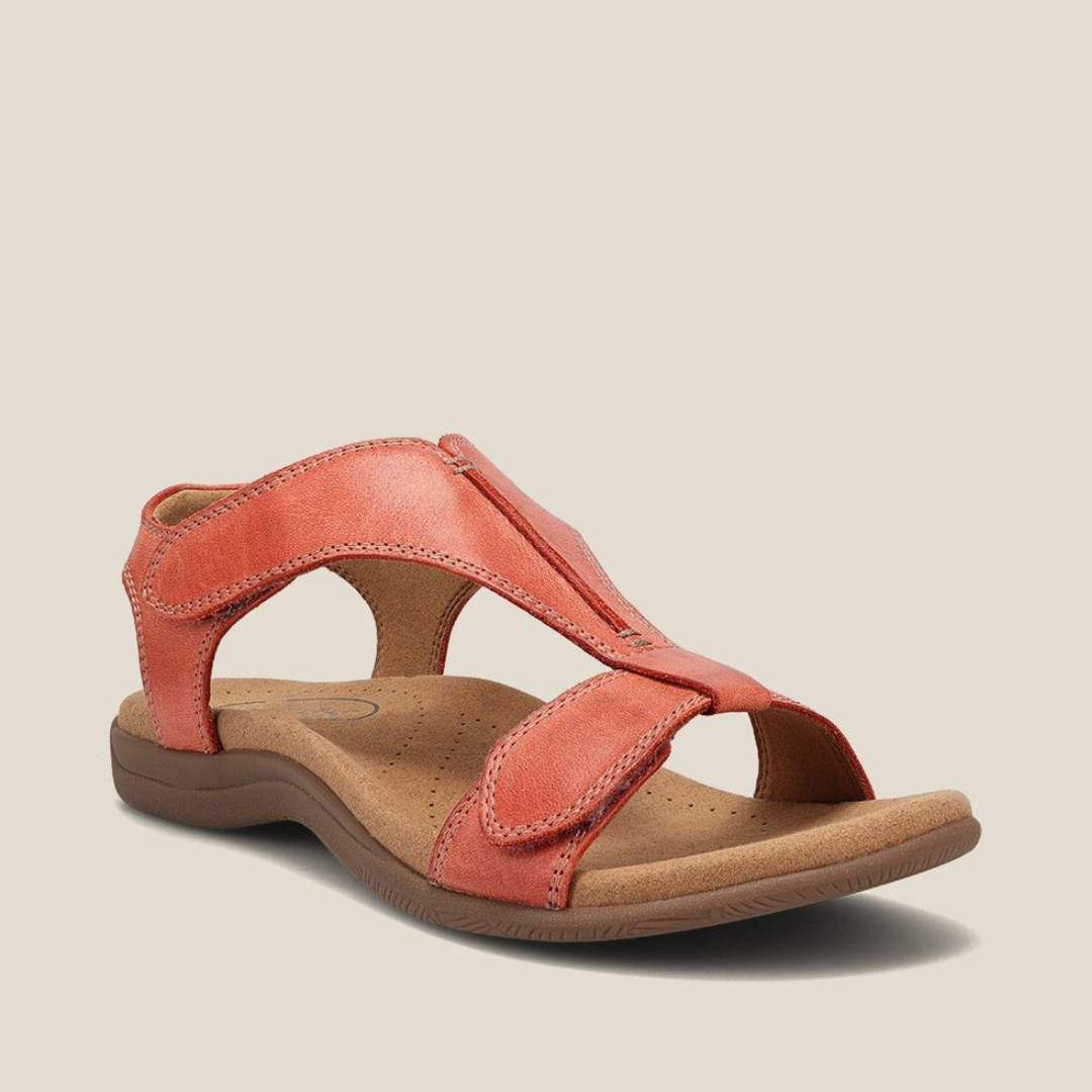 Robyn | Women's Orthopedic Leather Sandals-The Yellow Prime