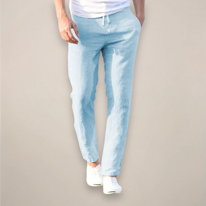 Oscar | Men's Straight Leg Summer Pants-The Yellow Prime