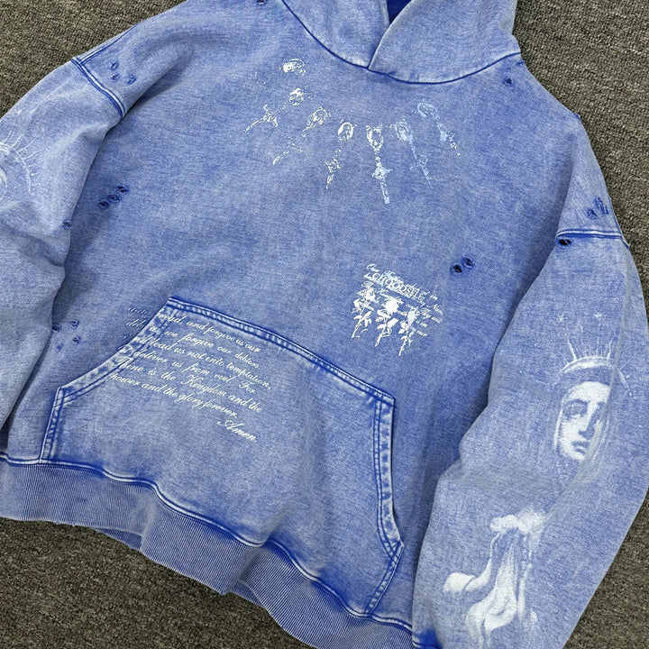 Oversized Men's Hooded Sweatshirt - Comfortable Cotton Streetwear-The Yellow Prime