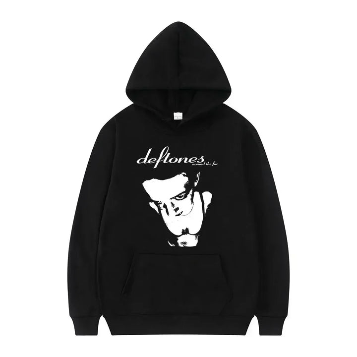 Oversized Unisex Hoodie - Retro Punk Style for Street Fashion-The Yellow Prime