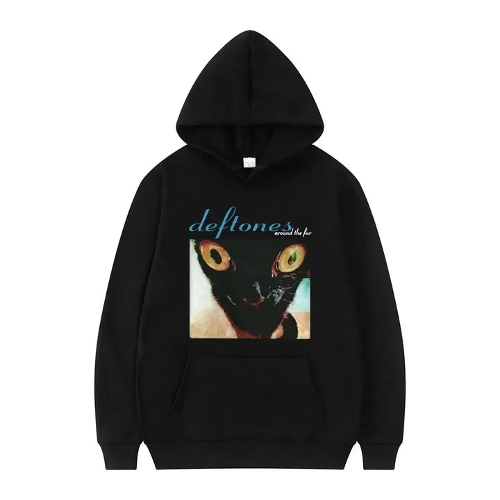 Oversized Unisex Hoodie - Retro Punk Style for Street Fashion-The Yellow Prime