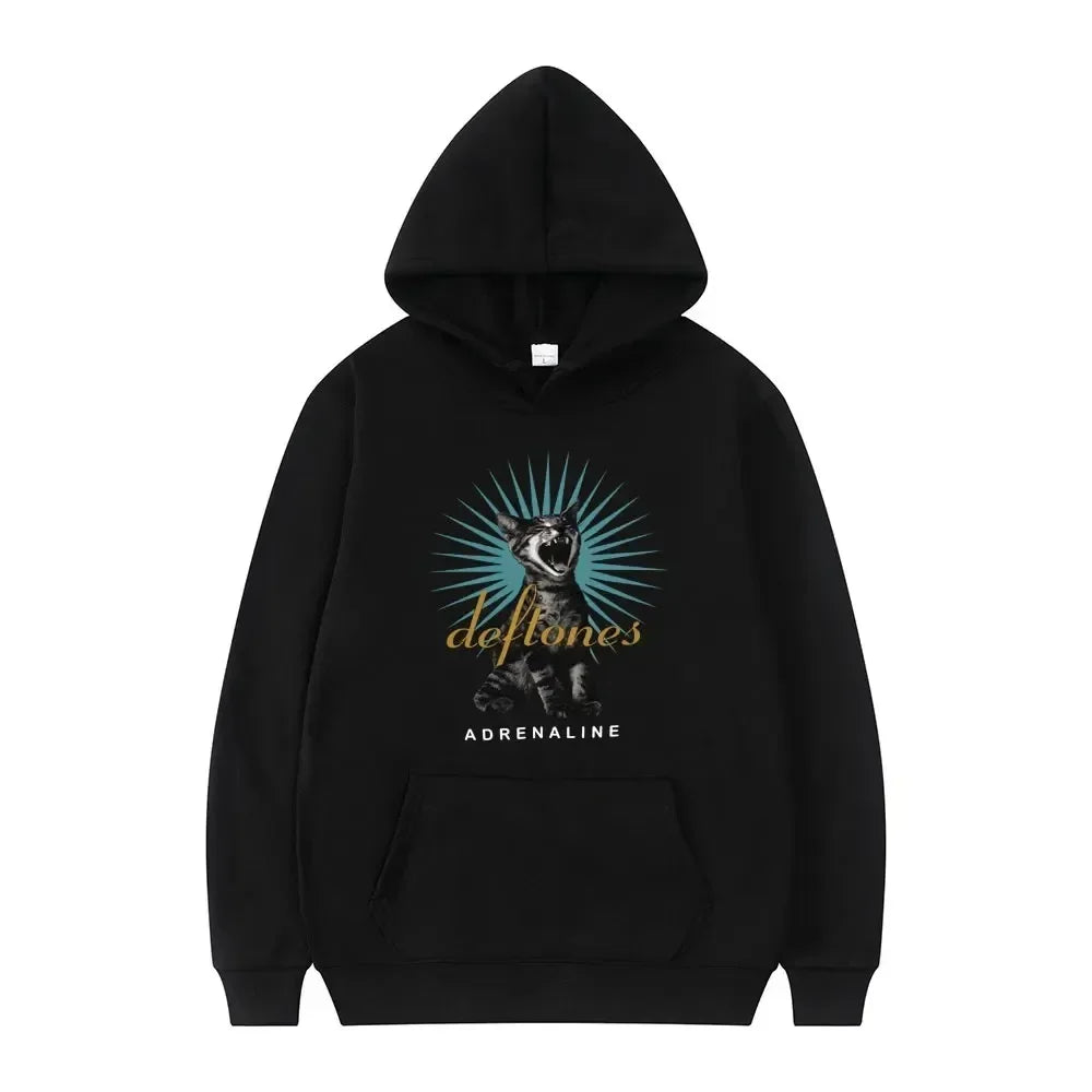 Oversized Unisex Hoodie - Retro Punk Style for Street Fashion-The Yellow Prime