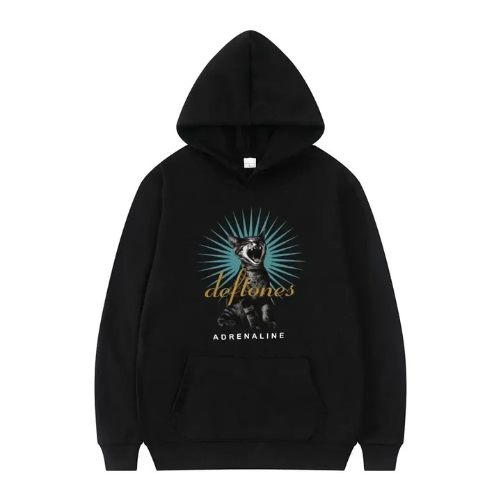 Oversized Unisex Hoodie - Retro Punk Style for Street Fashion-The Yellow Prime