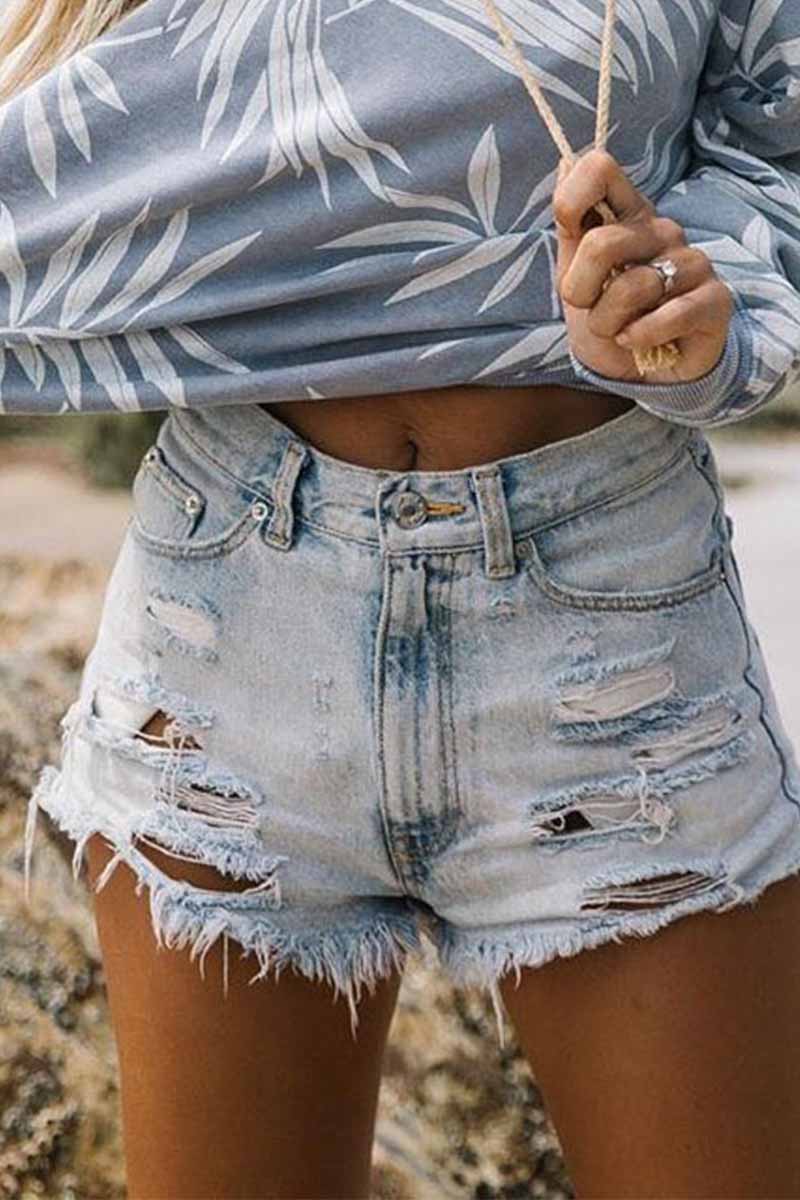 Women's Stylish Denim Shorts for Trendy Summer Looks-The Yellow Prime