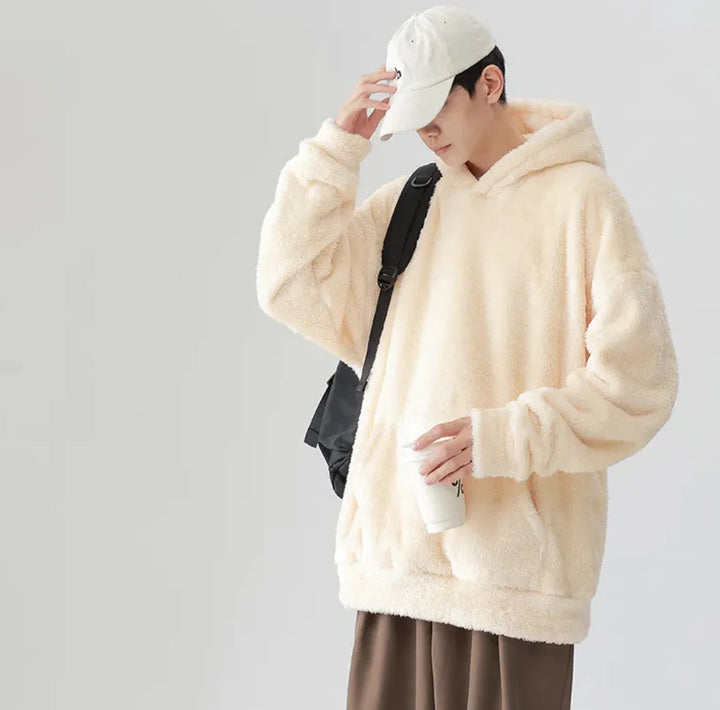 Men's Ultra-Soft Cozy Hoodie for Winter Comfort-The Yellow Prime