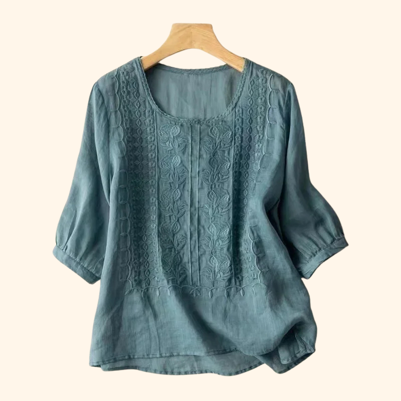Patricia | Women's Elegant Soft Blouse-The Yellow Prime
