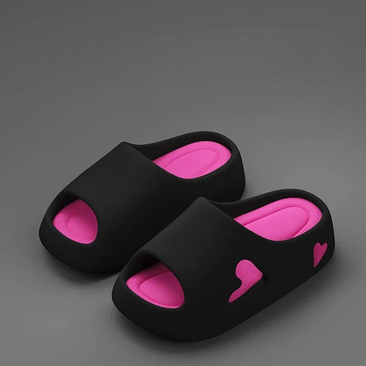 Penelope | Women's Open Toe Slide Sandals-The Yellow Prime