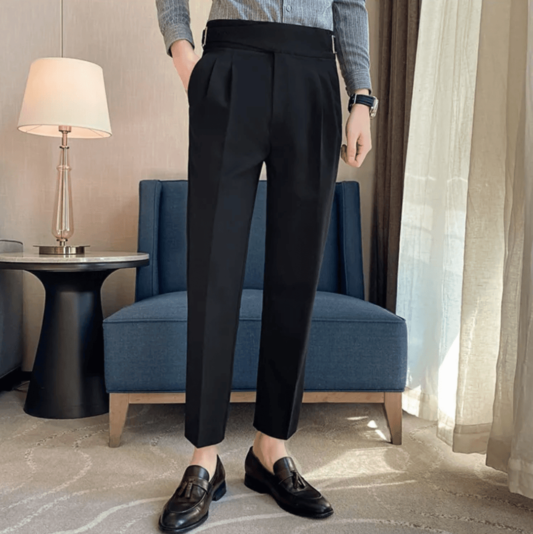 Peter | Men's Straight Fit Casual Pants-The Yellow Prime