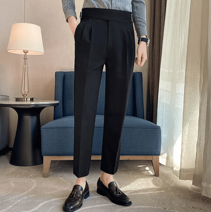 Peter | Men's Straight Fit Casual Pants-The Yellow Prime