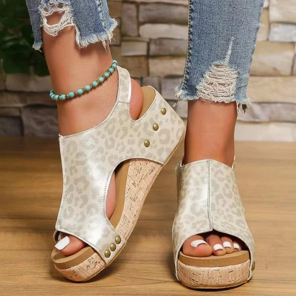 Quinn | Women's Orthopedic Platform Sandals-The Yellow Prime