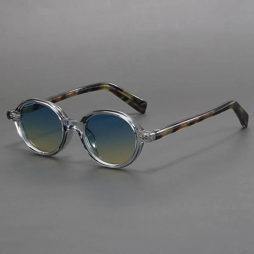 Retro Round Sunglasses – UV400 Protection Shades-The Yellow Prime