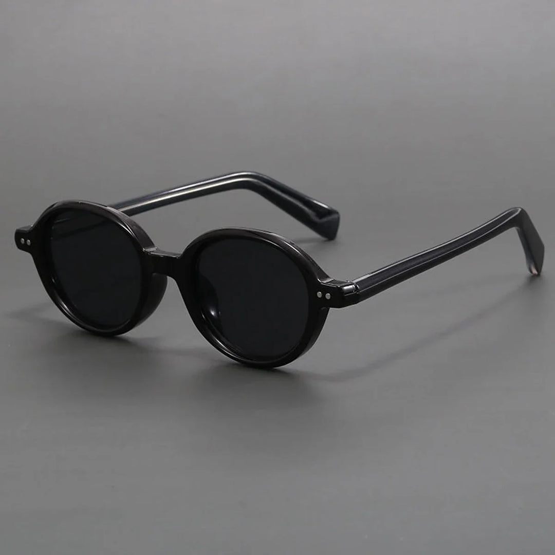 Retro Round Sunglasses – UV400 Protection Shades-The Yellow Prime