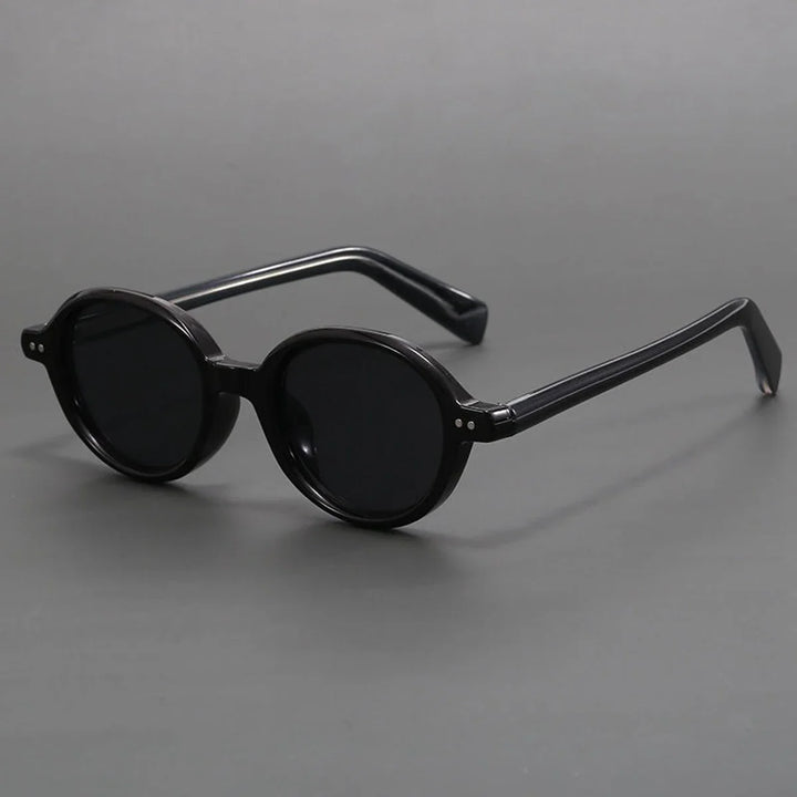 Retro Round Sunglasses – UV400 Protection Shades-The Yellow Prime