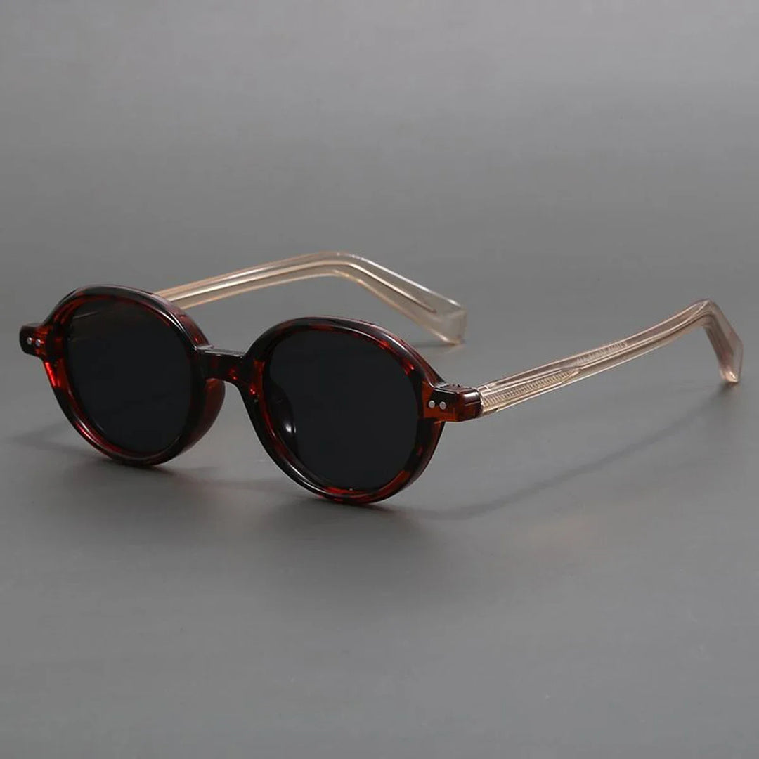 Retro Round Sunglasses – UV400 Protection Shades-The Yellow Prime