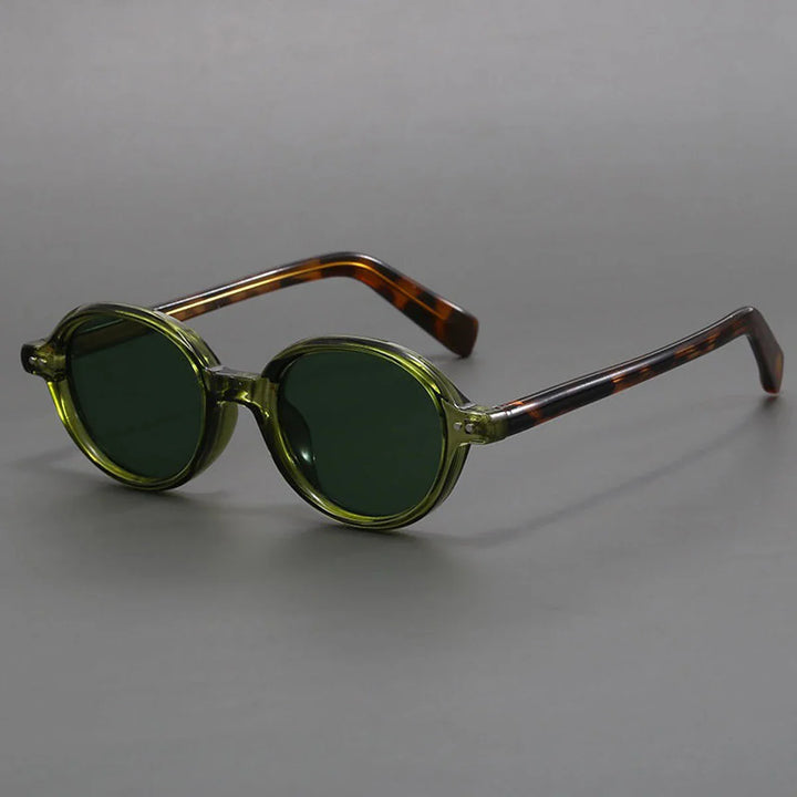 Retro Round Sunglasses – UV400 Protection Shades-The Yellow Prime