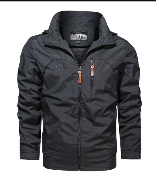 Men's Stylish Waterproof Rain Jacket for All-Weather Protection