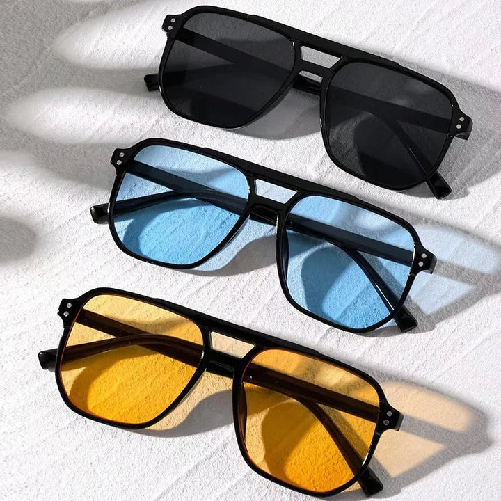 Durable Men's Sunglasses - Classic Style, Lightweight for Daily Wear-The Yellow Prime
