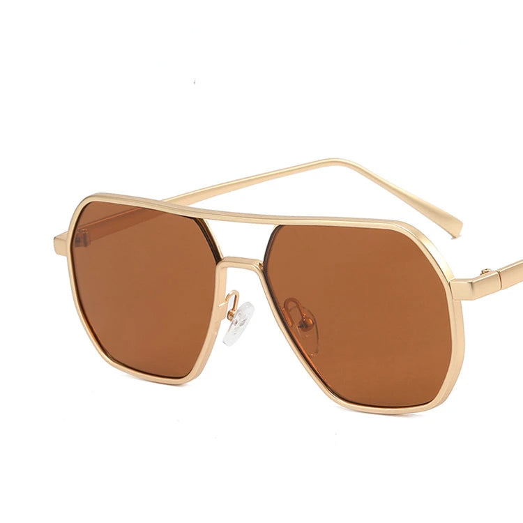 Durable Men's Pilot Sunglasses – Classic Stainless Steel Design for Daily Use-The Yellow Prime