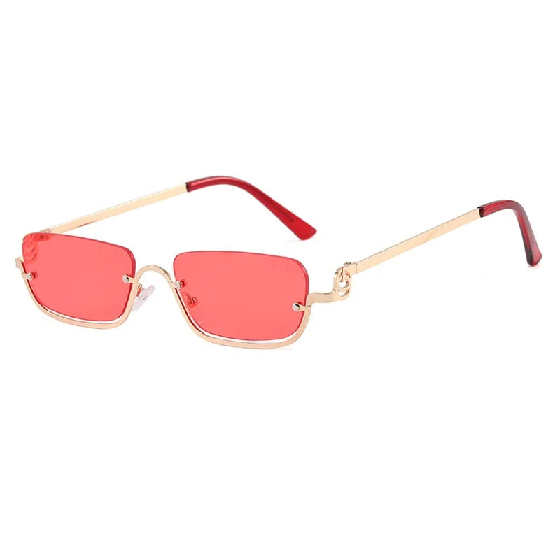 Men's Robust Sunglasses - Square Metal Frame, UV Protection for Travel-The Yellow Prime