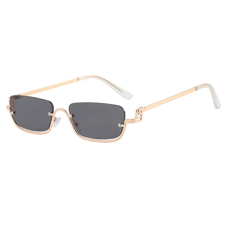Men's Robust Sunglasses - Square Metal Frame, UV Protection for Travel-The Yellow Prime