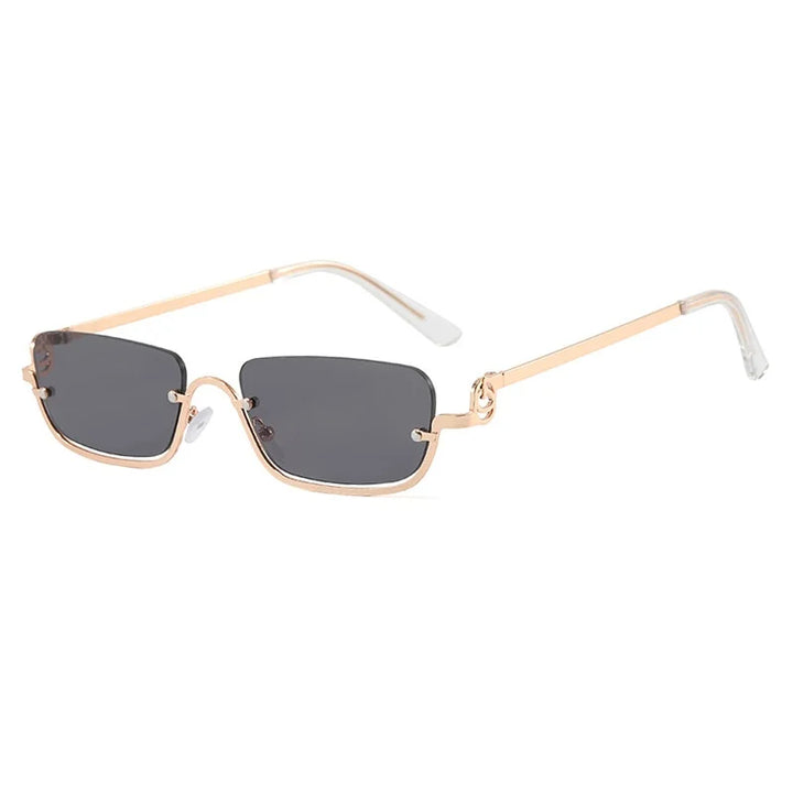 Men's Robust Sunglasses - Square Metal Frame, UV Protection for Travel-The Yellow Prime
