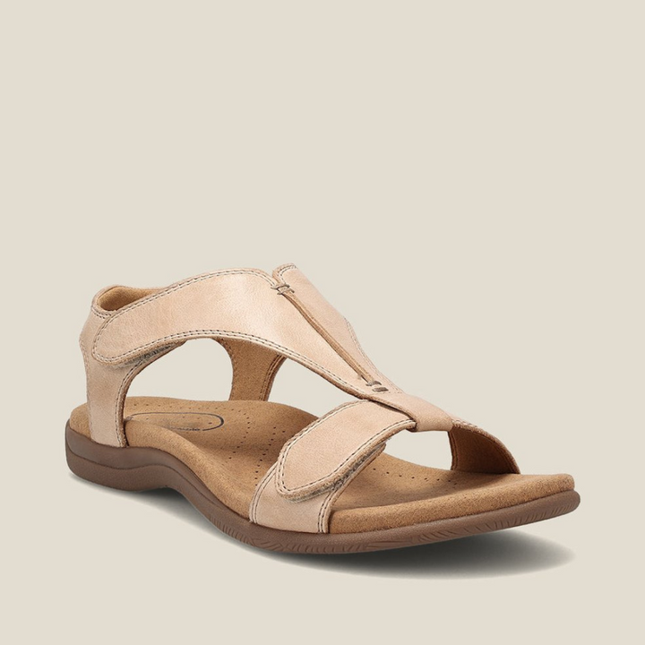 Robyn | Women's Orthopedic Leather Sandals-The Yellow Prime