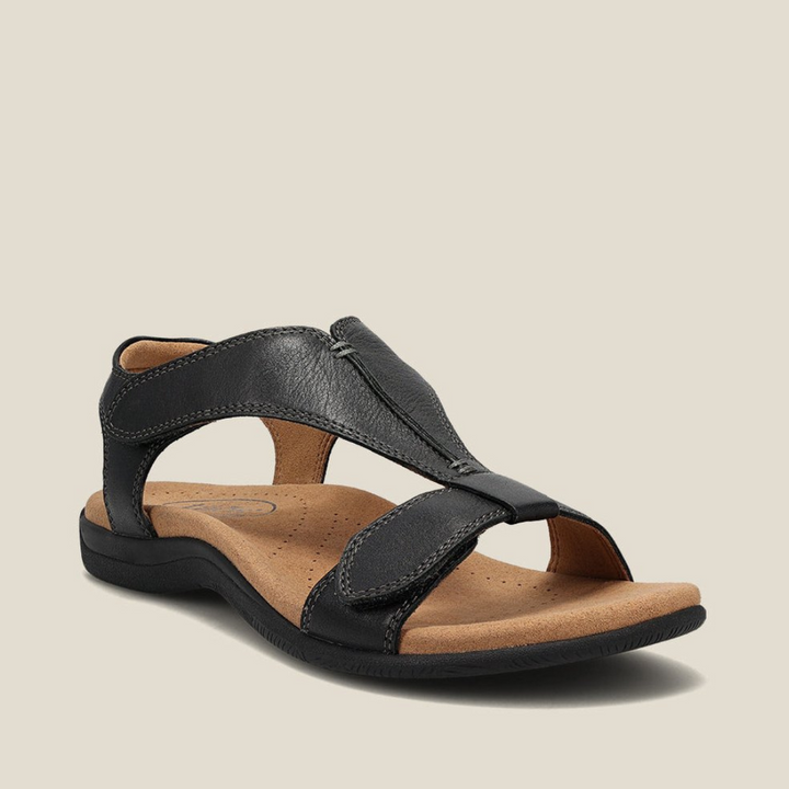 Robyn | Women's Orthopedic Leather Sandals-The Yellow Prime