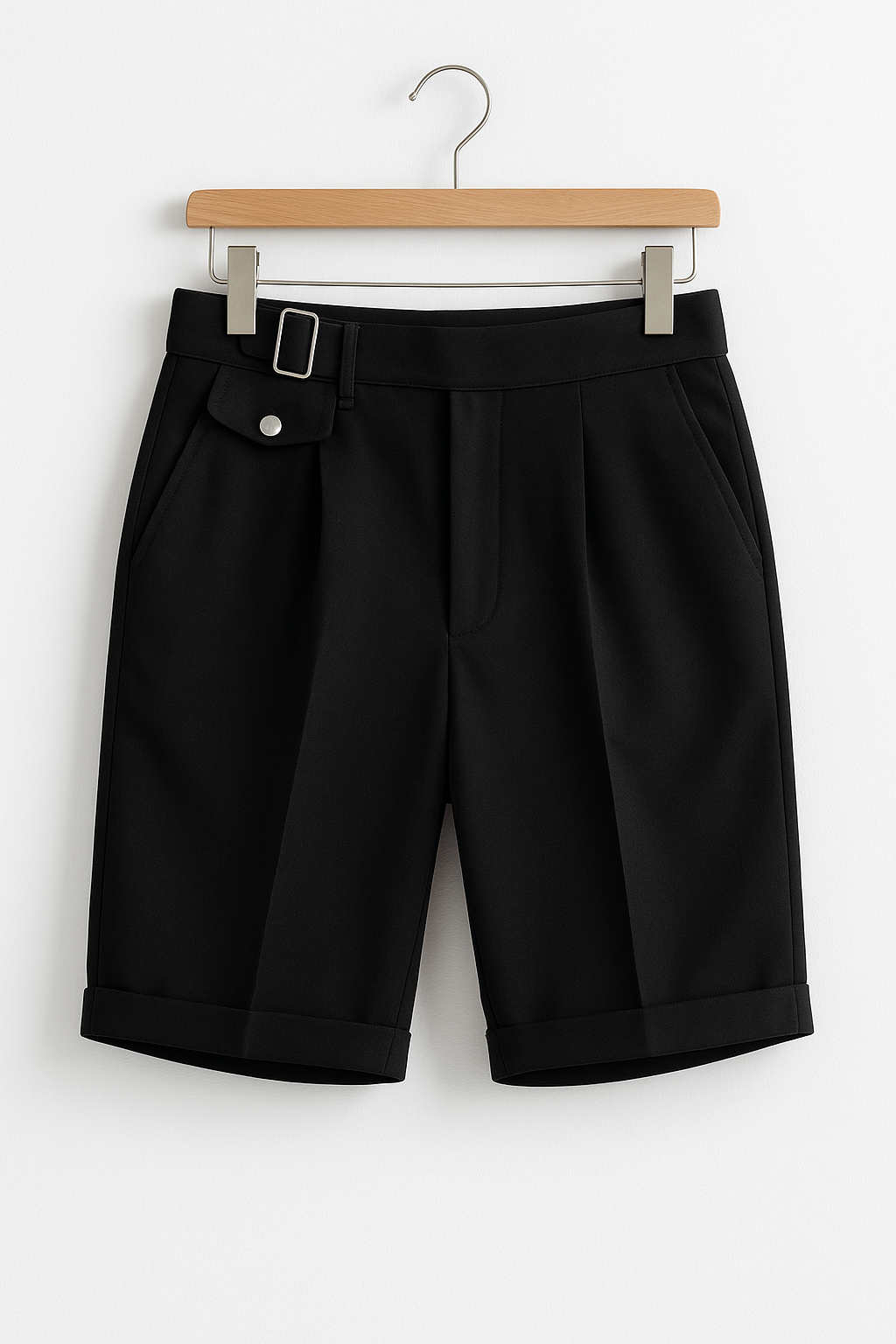 Ronan | Men's Tailored Pleated Summer Shorts-The Yellow Prime