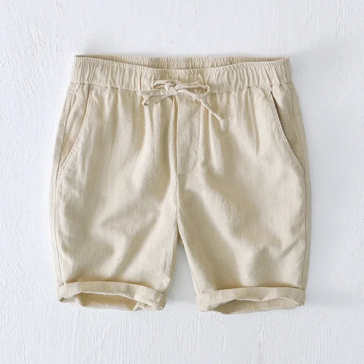Kai | Men's Relaxed Fit Drawstring Casual Shorts-The Yellow Prime