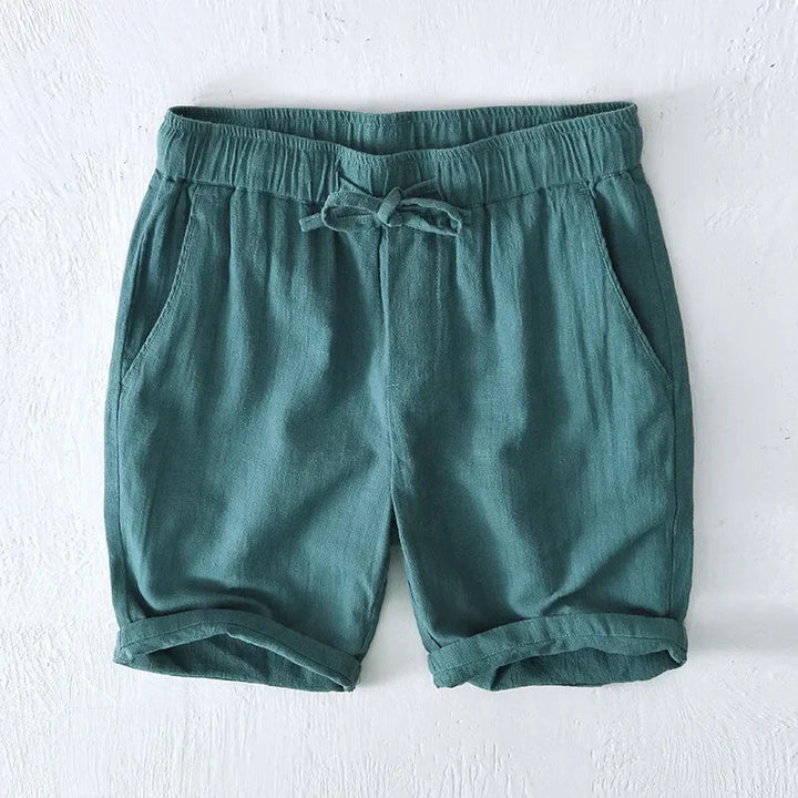 Kai | Men's Relaxed Fit Drawstring Casual Shorts-The Yellow Prime