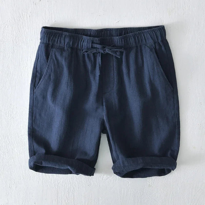 Kai | Men's Relaxed Fit Drawstring Casual Shorts-The Yellow Prime