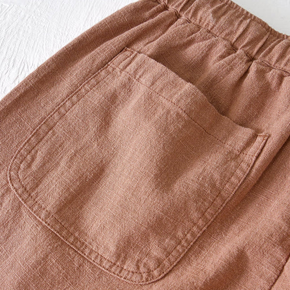 Kai | Men's Relaxed Fit Drawstring Casual Shorts-The Yellow Prime